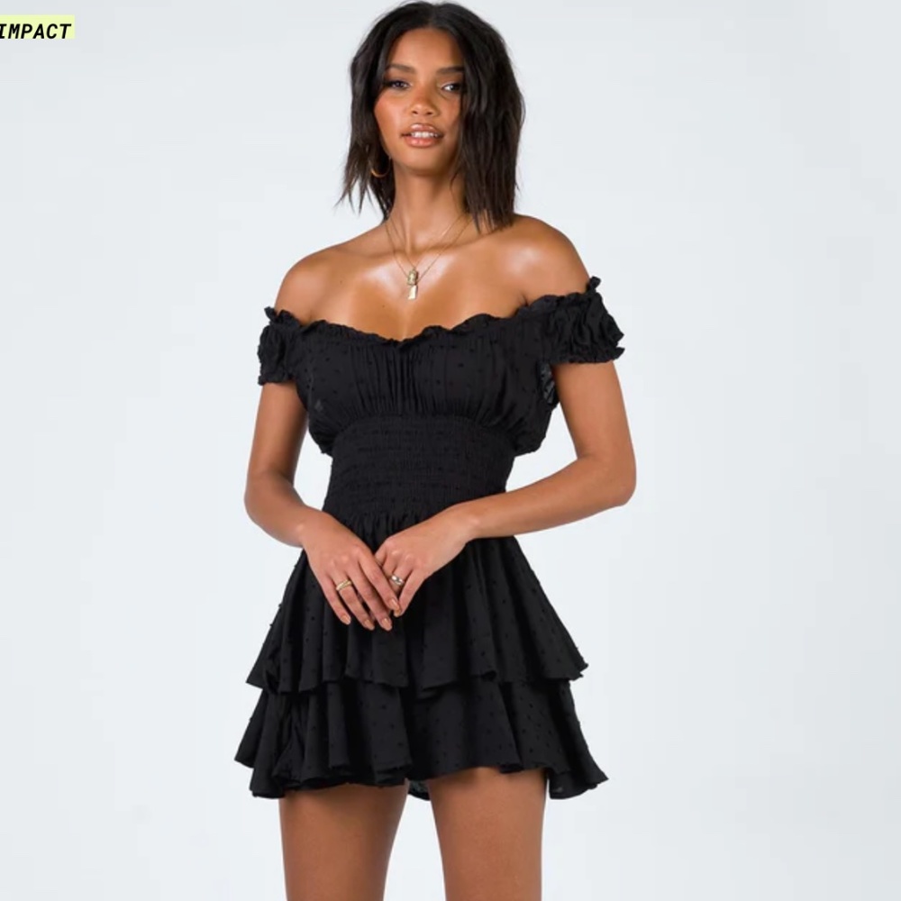 Princess Polly The Love Galore Romper Black